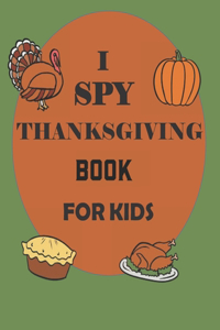 I Spy Thanksgiving Book for Kids