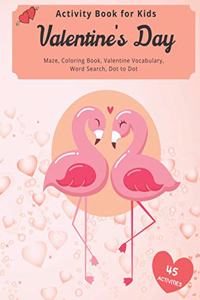 Valentine's Day Activity Book for Kids