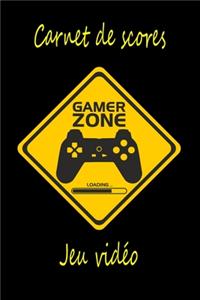 Carnet de Scores Jeu Video