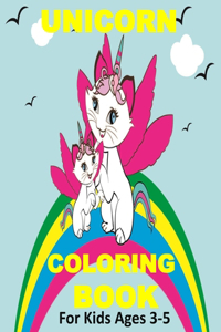 Unicorn Coloring Books for kids Ages 3- 5