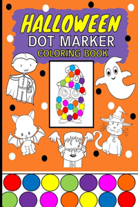 Halloween Dot Marker Coloring Book