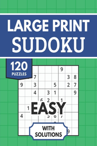 Sudoku Large Print with Solutions