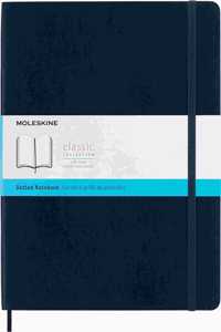 Moleskine Sapphire Blue Extra Large Dotted Notebook Soft