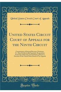United States Circuit Court of Appeals for the Ninth Circuit: Commisioner of Internal Revenue, Petitioner, Vs. Alma De Bretteville Spreckels, Respondent; Transcript of Record, Upon Petition to Review a Decision of the United States Board of Tax App