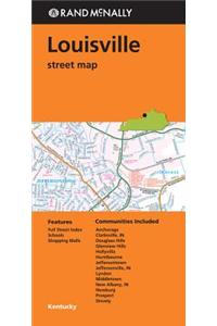 Folded Map Louisville KY Street