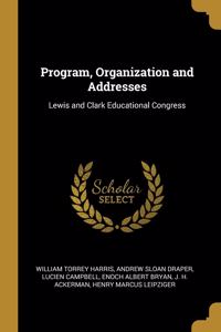 Program, Organization and Addresses