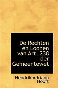 de Rechten En Loonen Van Art, 238 Der Gemeentewet