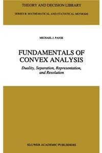 Fundamentals of Convex Analysis