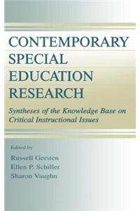 Contemporary Special Education Research