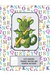 Cute Dragons Writing and Drawing Notebook