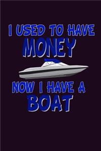 I Used To Have Money Now I Have A Boat: With a matte, full-color soft cover, this Bucket List Journal is the ideal size 6x9 inch, 90 pages cream colored pages . Make dreams come true. Get 