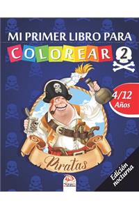 Mi primer libro para colorear - Piratas 2 - Edición nocturna