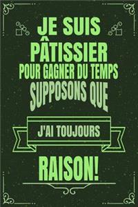 Je Suis Pâtissier Pour Gagner Du Temps Supposons Que j'Ai Toujours Raison!