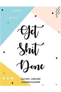 July 2019 - June 2020 Academic Planner