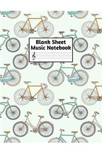 Blank Sheet Music Notebook