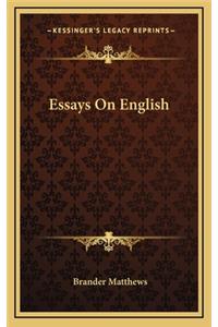 Essays on English