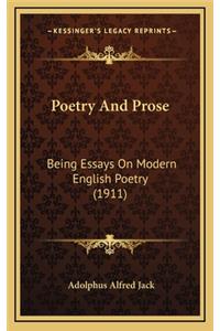 Poetry and Prose