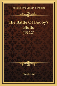The Battle Of Booby's Bluffs (1922)