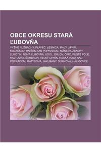 Obce Okresu Stara Ubov a