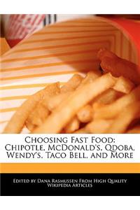 Choosing Fast Food