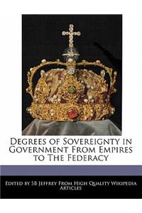 Degrees of Sovereignty in Government from Empires to the Federacy