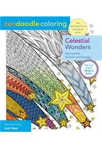 Zendoodle Coloring: Celestial Wonders