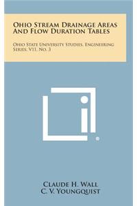 Ohio Stream Drainage Areas and Flow Duration Tables