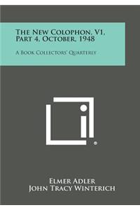 The New Colophon, V1, Part 4, October, 1948
