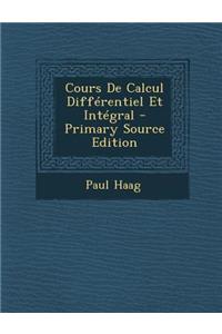 Cours de Calcul Differentiel Et Integral