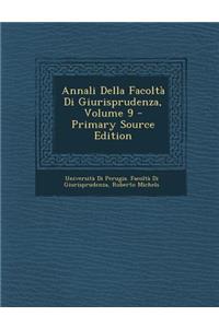 Annali Della Facolta Di Giurisprudenza, Volume 9