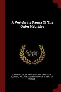 A Vertebrate Fauna of the Outer Hebrides
