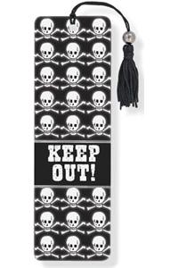 3D Bookmark Skull & Crossbones