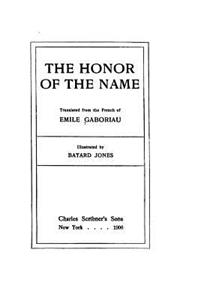 honor of the name