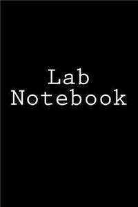 Lab Notebook