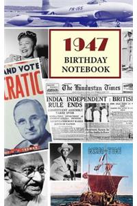 1947 Birthday Notebook