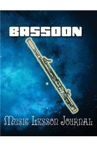Bassoon Music Lesson Journal