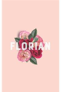 FLORIAN 2020 Weekly Monthly Planner Book, Planner 2020, Personalized 2020 Planner for FLORIAN A beautiful