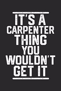 It's a Carpenter Thing You Wouldn't Get It