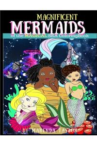 Magnificent Mermaids of the Magical Sea Coloring Book