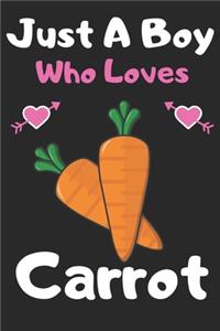 Just a boy who loves carrot