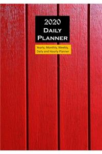 2020 Daily Planner Red
