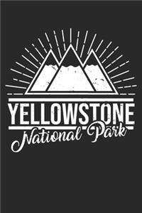 Yellowstone National Park: Unlined / Plain Yellowstone Notebook / Journal Sketchbook Gift - Large ( 6 x 9 inches ) - 120 Pages -- Softcover