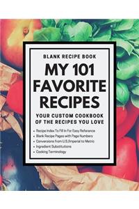 My 101 Favorite Recipes