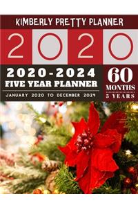 5 year planner 2020-2024