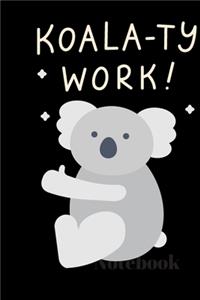 Koala Ty Work Notebook