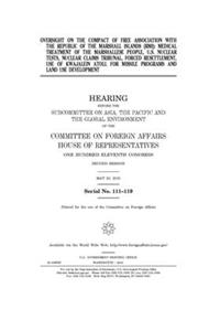 Oversight on the Compact of Free Association with the Republic of the Marshall Islands (RMI)