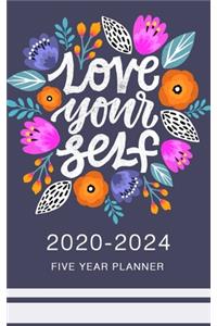 2020-2024 Monthly Planner Five Year Planner