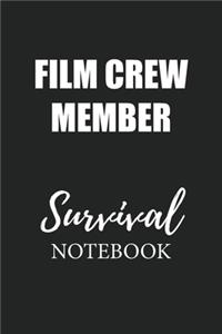 Film Crew Member Survival Notebook: Small Undated Weekly Planner for Work and Personal Everyday Use Habit Tracker Password Logbook Music Review Playlist Diary Journal