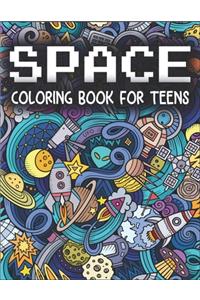 Space Coloring Book For Teens