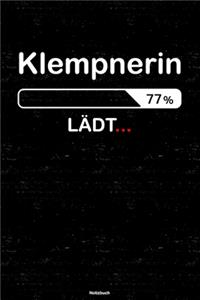 Klempnerin Lädt... Notizbuch